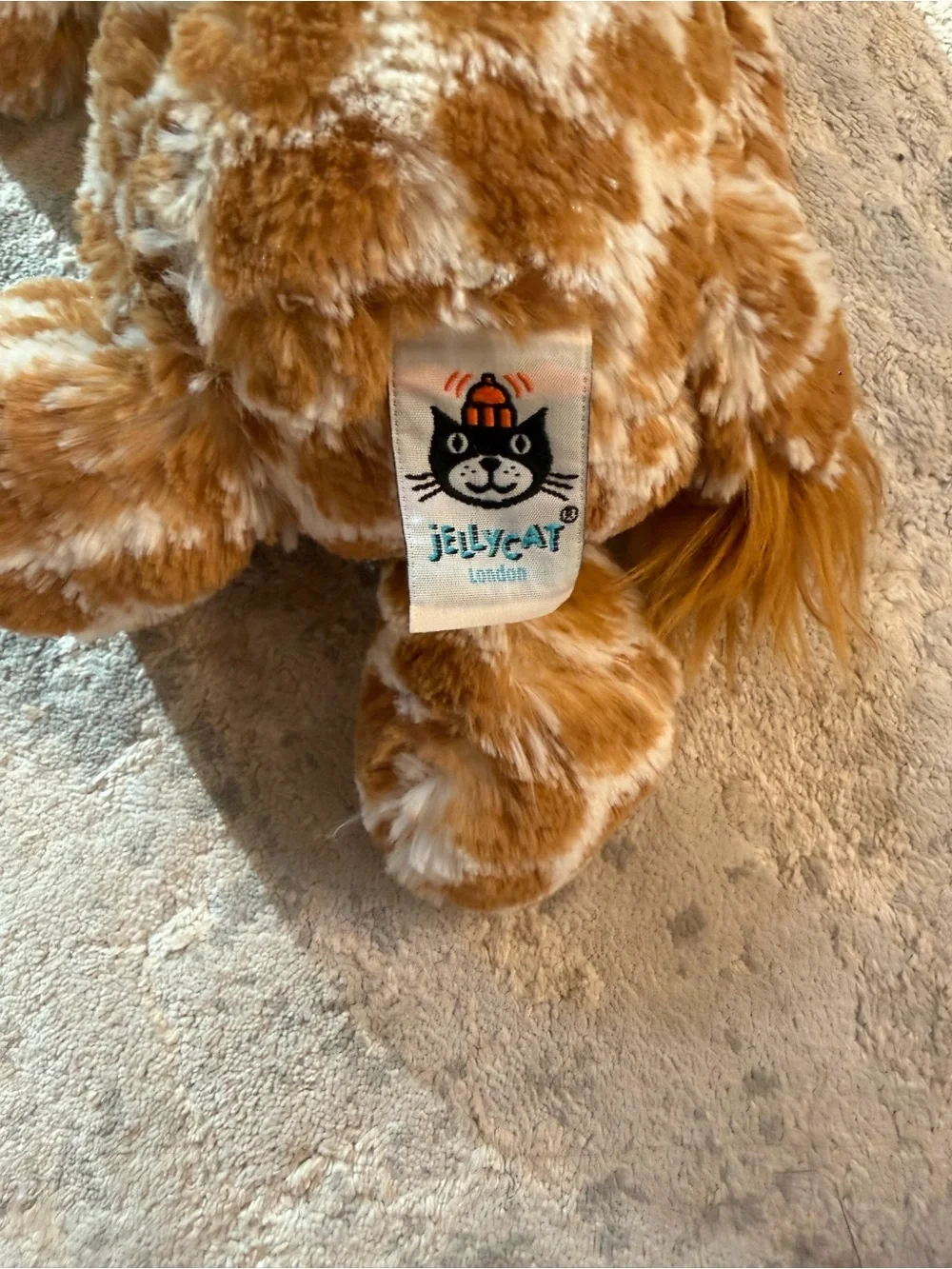 Jellycat Brown & Cream Giraffe Plush - Picture 4 of 4